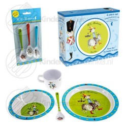 Clumsy Hans toddler set melamine 7-pieces