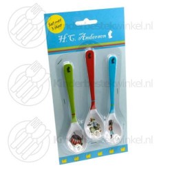 Hans Christian Andersen sked set blå