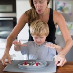 Happy Mat children's placemat grey