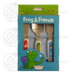 Grodan och Vännerna småbarnbestick 3-delar