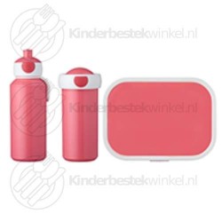 Lunchset Campus roze
