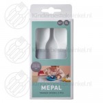 Mio oefenlepel set light blue 2-delig