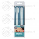 Mio feeding spoon set deep blue 2-pieces