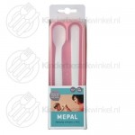 Mio feeding spoon set deep pink 2-pieces