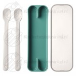 Mio matningssked set deep turquoise 2-delar