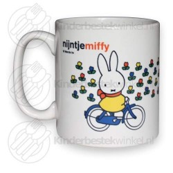 Miffy bike mug porcelain