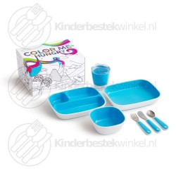 Color me hungry splash kinderset blauw 7-delig