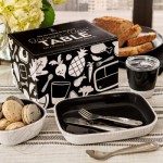 Grown-Ups Table kinderset zwart 7-delig