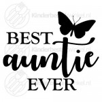 Best auntie ever tekstlepel