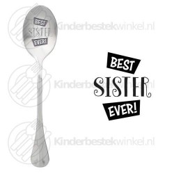 Best Sister Ever text spoon