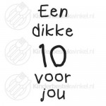 Een dikke 10 voor jou textsked