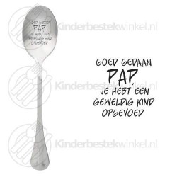 Goed gedaan pap textsked