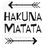 Hakuna Matata text spoon