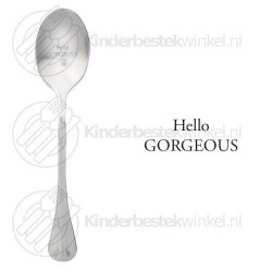 Hello Gorgeous tekstlepel