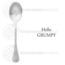 Hello Grumpy text spoon