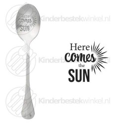 Here comes the sun tekstlepel