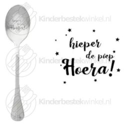 Hieper de piep Hoera textsked