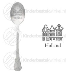 Holland Canal text spoon