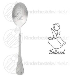 Holland Clog text spoon