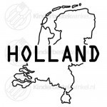 Holland Map text spoon