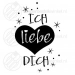 Ich liebe dich text spoon