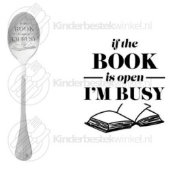 If the book is open I'm busy text spoon