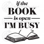 If the book is open I'm busy text spoon