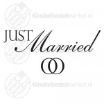 Just Married text spoon