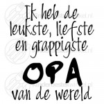 Leukste liefste opa text spoon