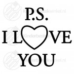 P.S. I Love You textsked