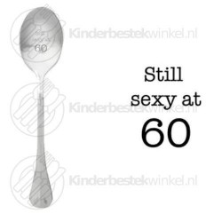 Still sexy at 60 text spoon