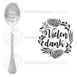 Vielen dank tekstlepel