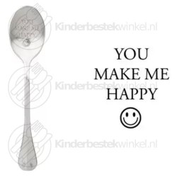 You make me happy tekstlepel