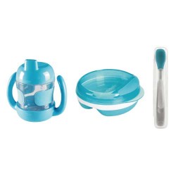 Babyset blauw 3-delig