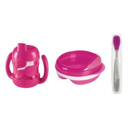 Babyset roze 3-delig
