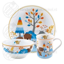 Friends kinderservies porselein 3-delig