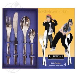 Juniorbestick barnbestick rf 4-delar (högglanspolerat) Juniorbestick barnbestick rf 4-delar (högglanspolerat)