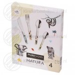Natura barnbestick färg 4-delar