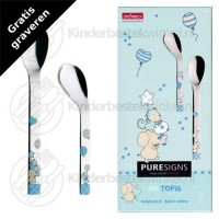 Topis babybestek blauw 2-delig
