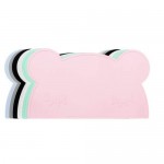 Beer kinderplacemat grijs