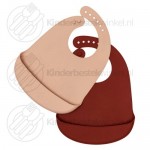 Catchie bibs set beige rust