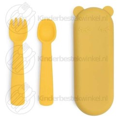 Feedie baby cutlery yellow 3-pieces