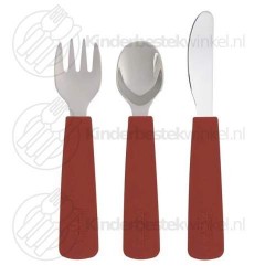 Feedie toddler cutlery rust 3-pieces