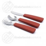 Feedie toddler cutlery rust 3-pieces