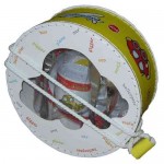 Voertuigen kinderset melamine rvs 6-delig Voertuigen kinderset melamine 6-delig