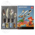 Adventures kinderbestek kleur 4-delig